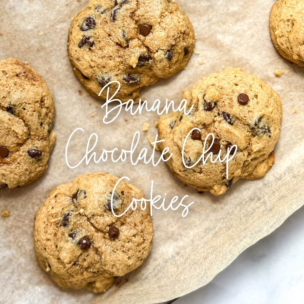 Banana Chocolate Chip Cookies