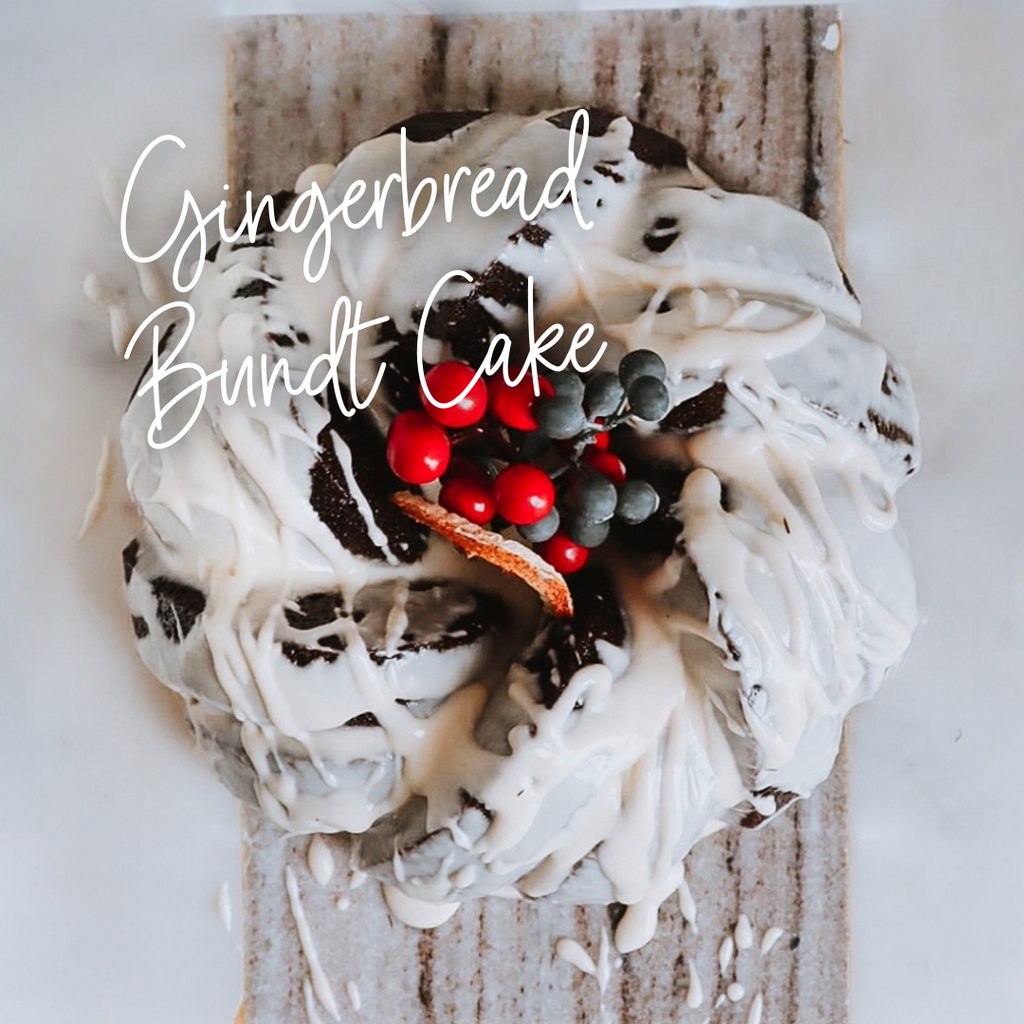 Gingerbread Bundt Cake with Cream Cheese Glaze