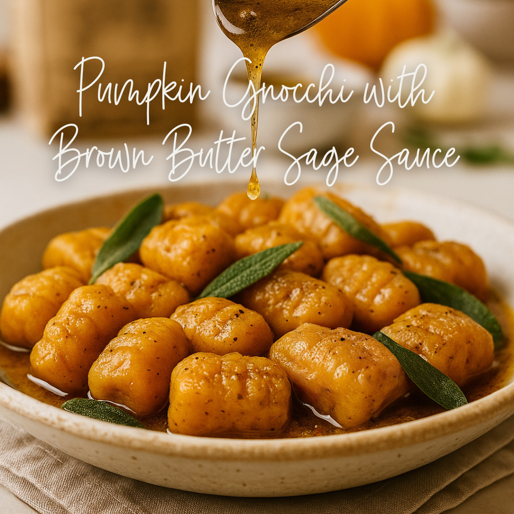 Pumpkin Gnocchi with Brown Butter Sage Sauce
