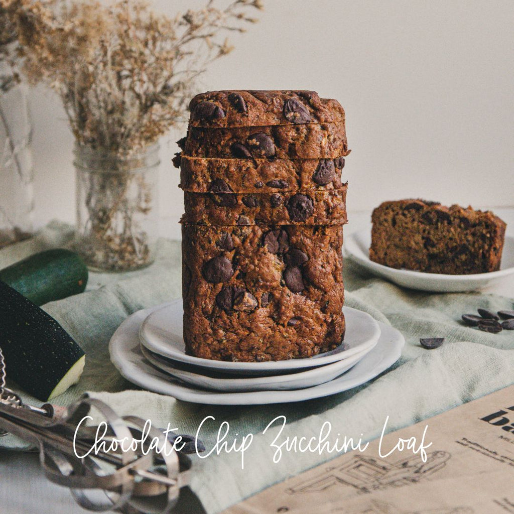 Vegan Chocolate Chip Zucchini Loaf