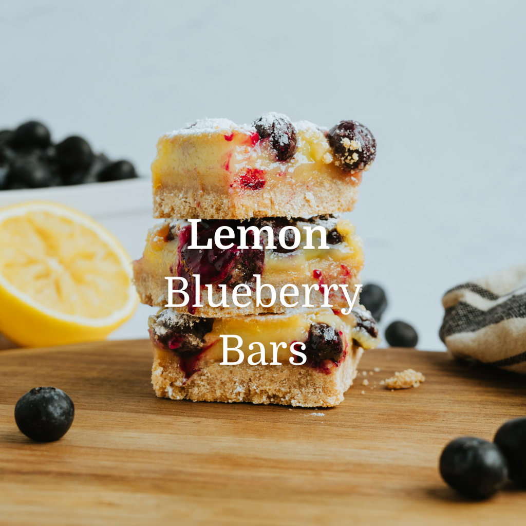 Sweet & Tart Lemon Blueberry Bars