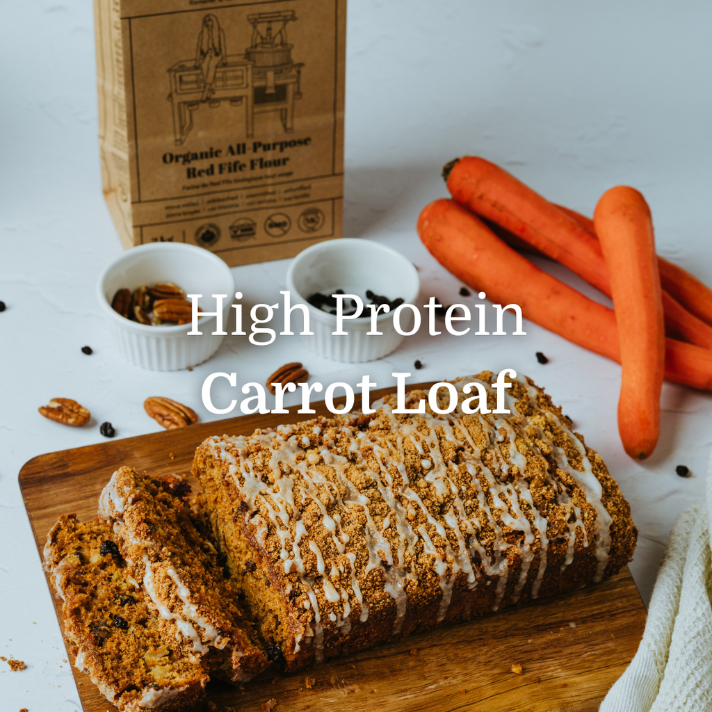 High Protein Carrot Loaf