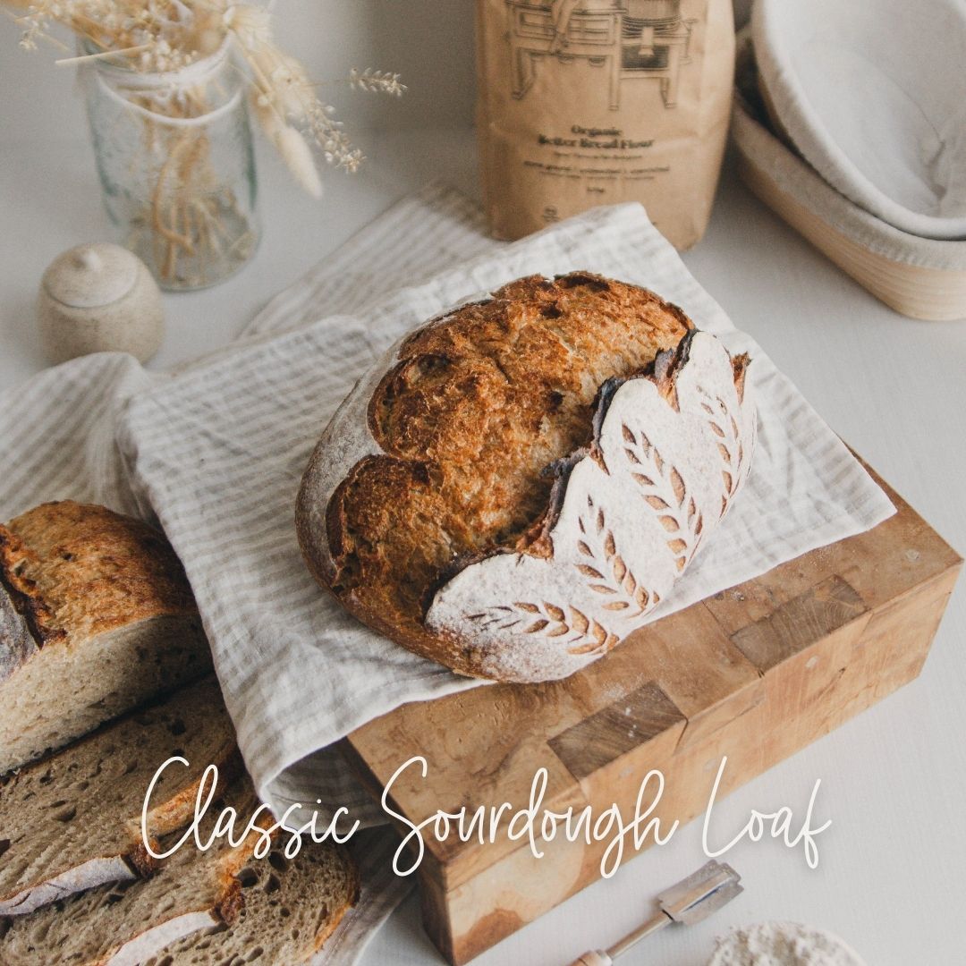 Classic Whole Grain Sourdough Loaf