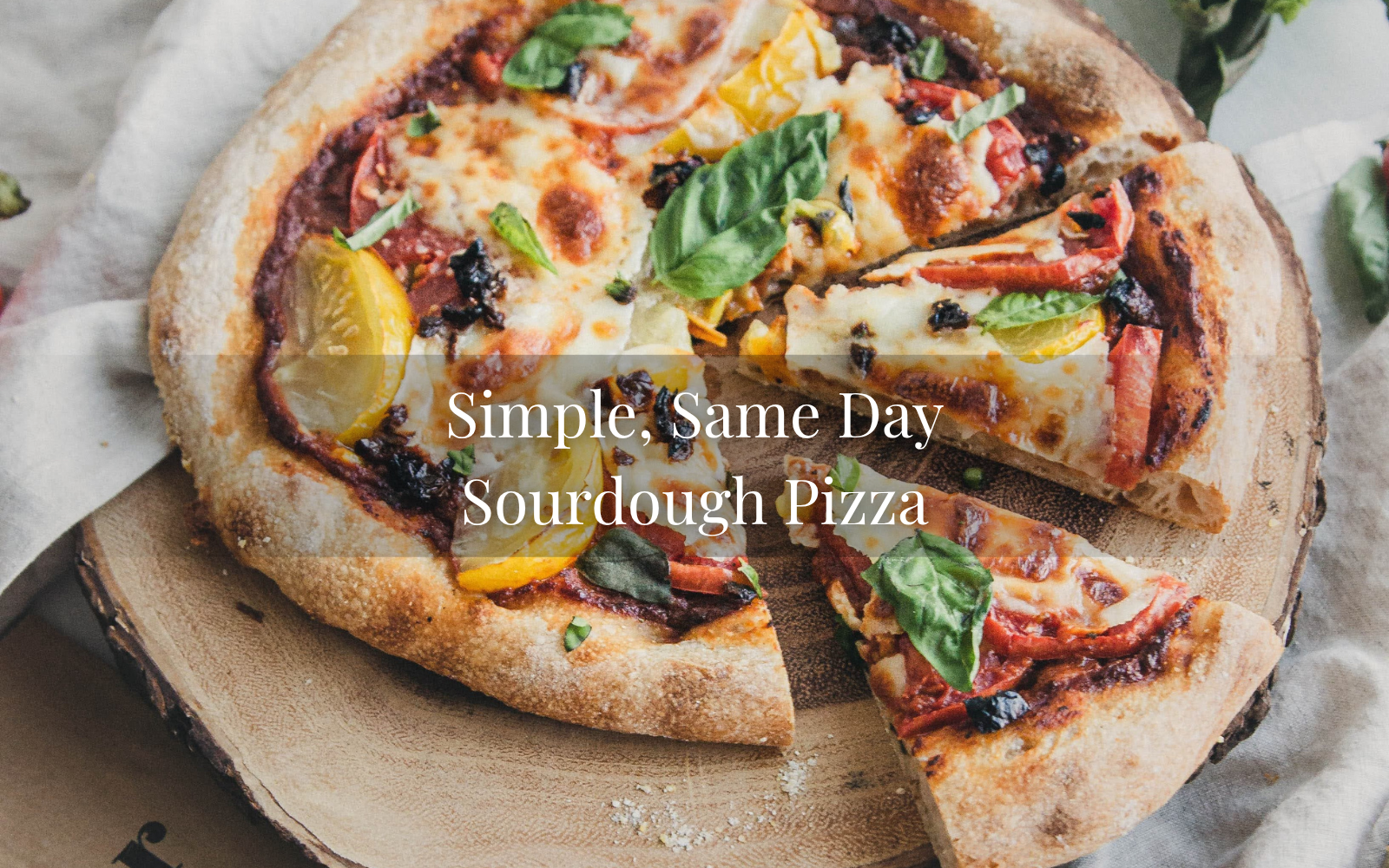  Sourdough pizza dough stretched on a floured surface made with Better Basics Better Bread Flour