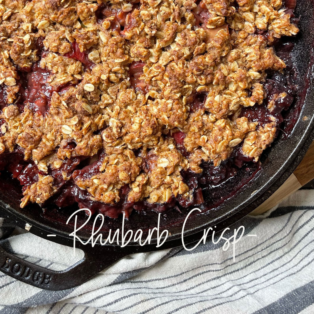 Rhubarb Crisp | Better Basics Milling Company