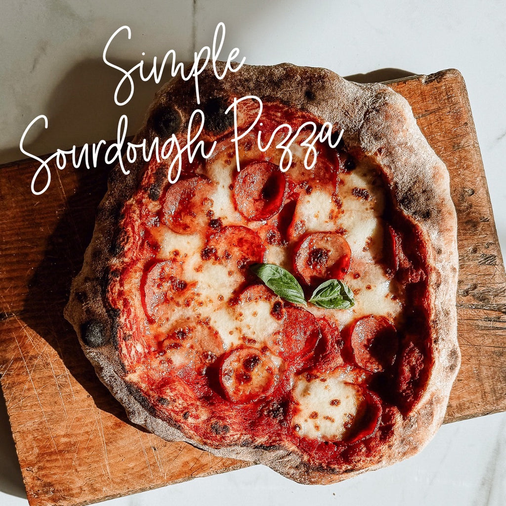Simple, Same Day Sourdough Pizza