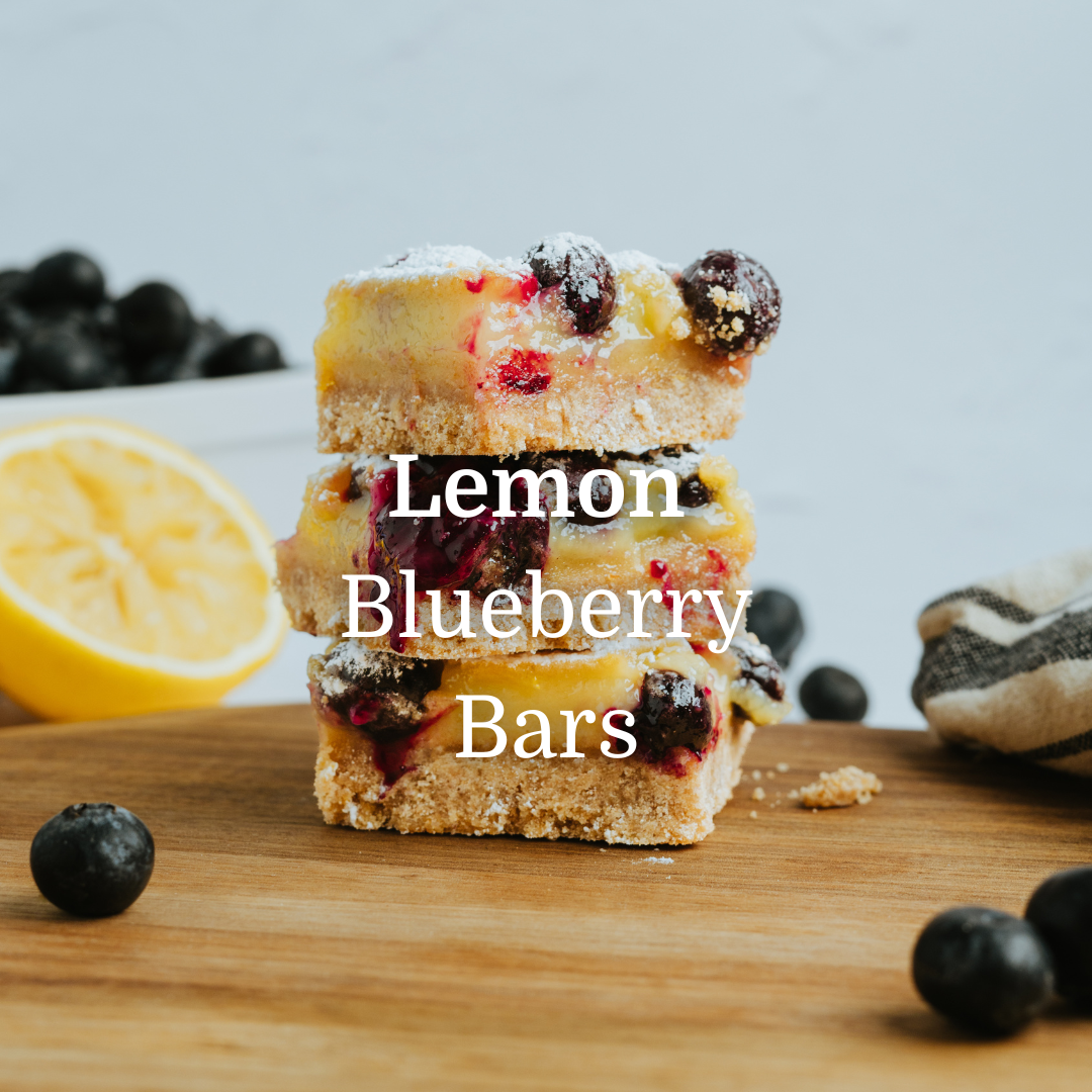 Sweet & Tart Lemon Blueberry Bars